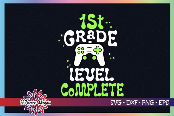 1st Grade Level Completed Game Graphics for Crafts & Content Publishing
