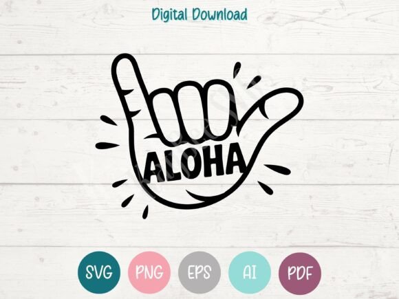 Aloha Shaka Hand Hawaiian SVG PNG EPS AI Review