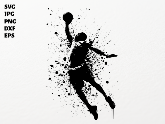 Basketball Player SVG: Dynamic Graphics for Sports & Lifestyle Blogs