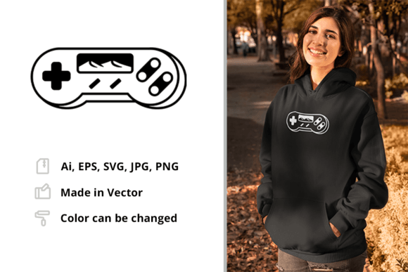 Console Game Space: A Versatile Illustration for Modern Blog Design
