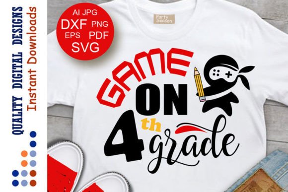 Game on 4th Grade Gamer Ninja School Art Brings Playful Energy to Branding and Visual Campaigns