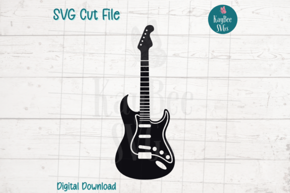 h1Electric Guitar SVG Cut File for Crafts & Graphics Sellers/h1