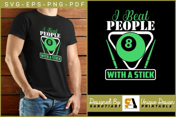 I Beat People with a Stick Billiard SVG Review