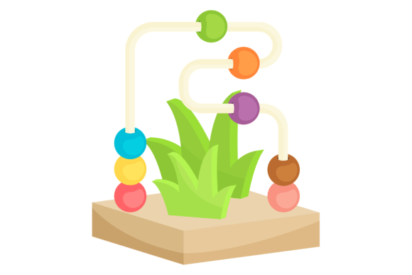 Kid Puzzle Toy Graphics: A Versatile Illustration for Branding & Marketing