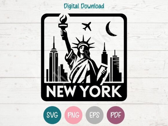 New York City Sign SVG Cut File for Crafts & Graphics