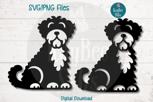 Portuguese Water Dog: A Versatile Craft Graphic for Design Projects
