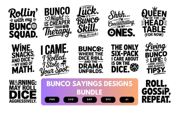 The Bunco SVG Bundle delivers a playful punch for designers looking to inject humor and personality into craft-based or game-themed visual projects. As a professional graphic designer evaluating this asset for a client’s upcoming boutique product line, I found the collection’s tone and versatility to be surprisingly robust—especially for niche markets that thrive on charm, humor, and relatability.
